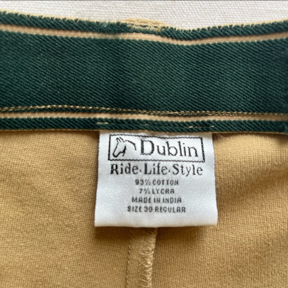 Dublin Women's Jodhpur Breeches Tan Riding Pants Size 30 26" Inseam High Rise - Picture 4 of 5